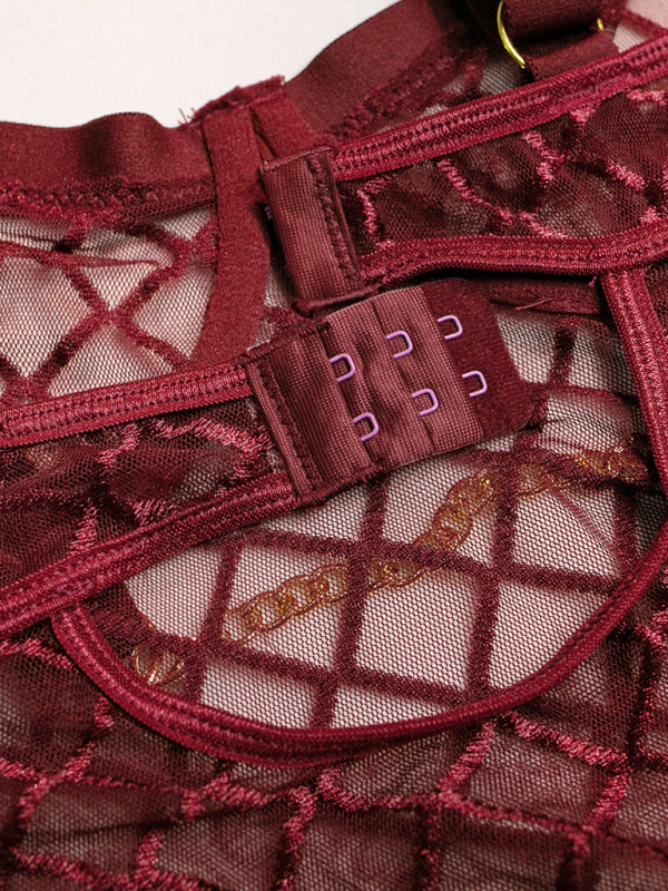 Entwine – Mesh Lace & Chain Lingerie Set